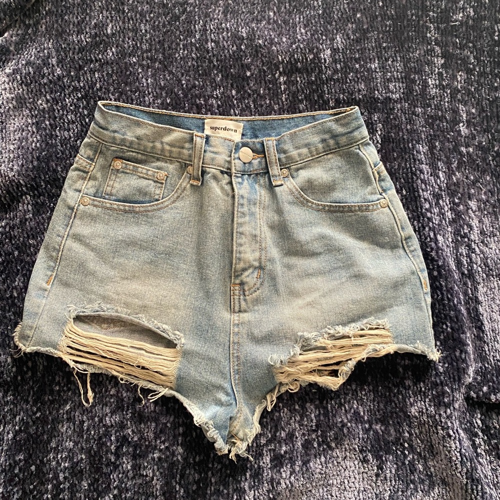 Revolve Superdown Size 25 Jean Shorts